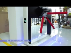 DC12V AC18Vの建築現場の保証回転木戸の三脚の回転木戸のゲート1s