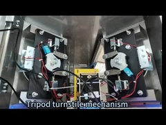 道の幅550mmのRS485歩行者の保証回転木戸のゲートAC220V 50HZ