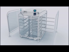 RS485インターフェイス半分の高さのゲートの回転木戸の防犯ゲート550mm