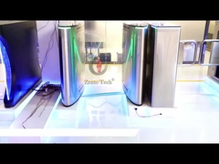 指紋40人/分が付いているアクリルの腕の折り返しの障壁の回転木戸