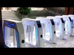 反違法侵入のスーパーマーケットの入口のゲートRFIDカード回転木戸12v