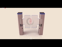 RS485/TCP/IP対応 ステンレススチール スイングバリア ターンstile